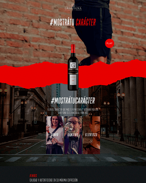 Graffigna Wines website